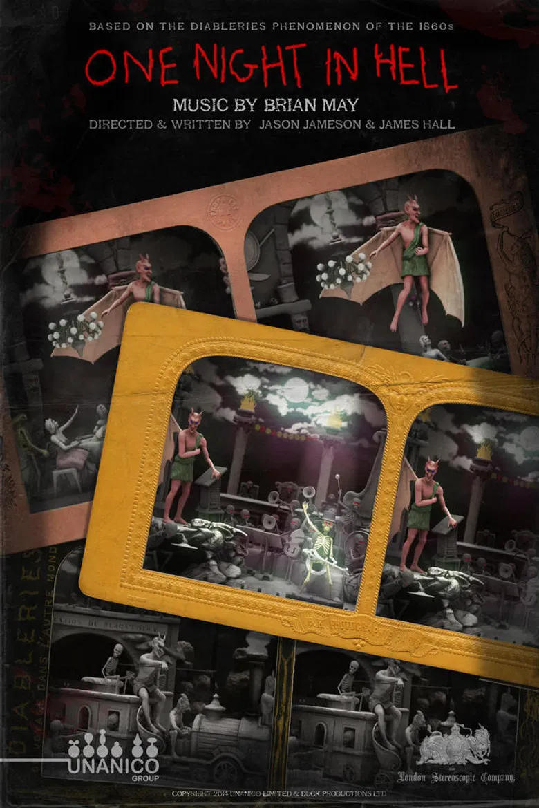 One Night in Hell poster background