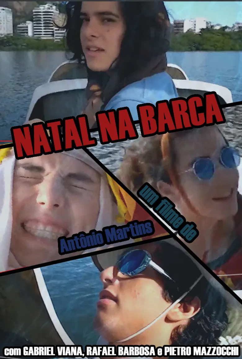 Natal na Barca poster background