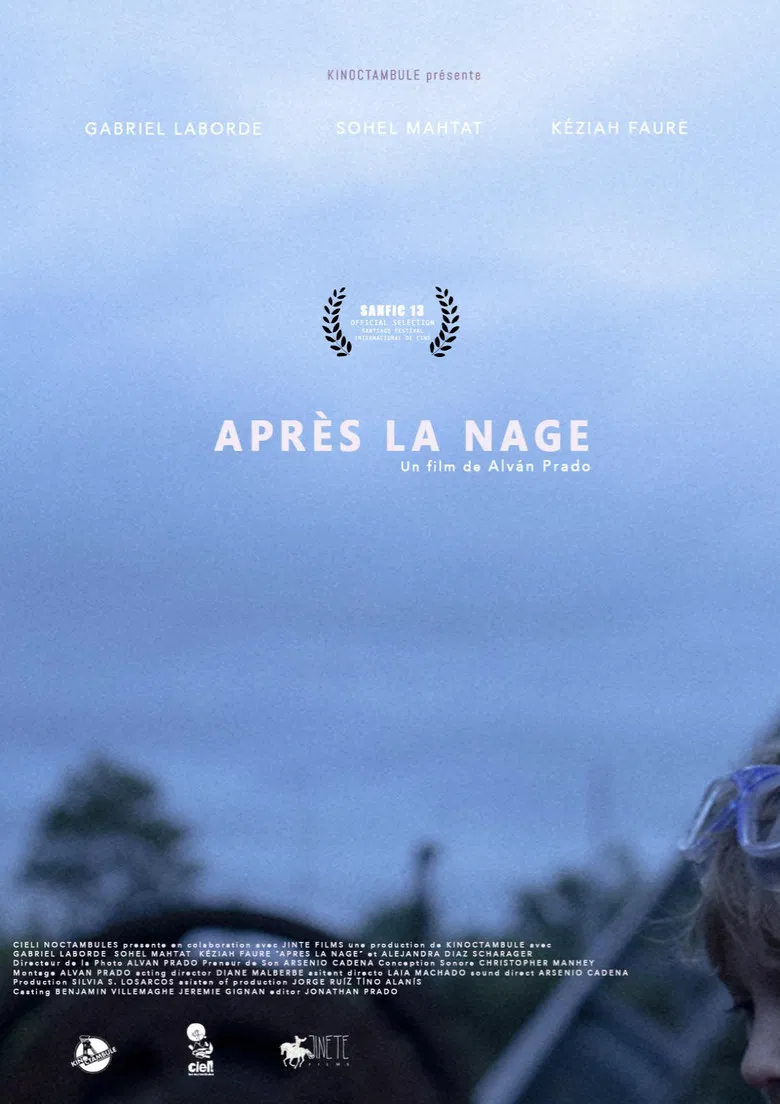 Après la Nage poster background