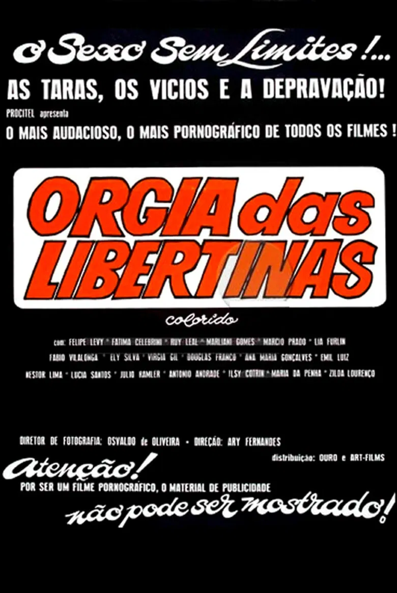 Orgia das Libertinas poster background