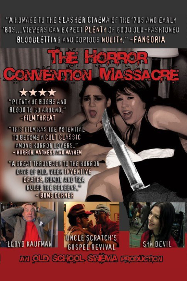 The Horror Convention Massacre poster background