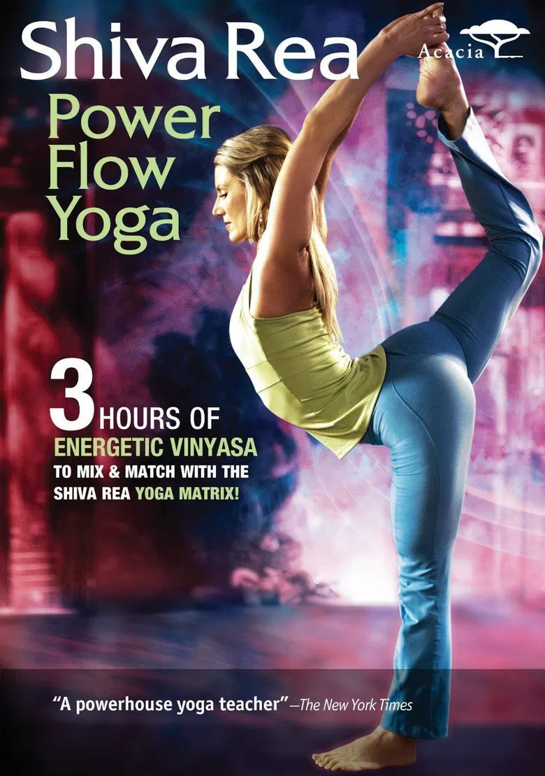 Shiva Rea: Power Flow Yoga poster background