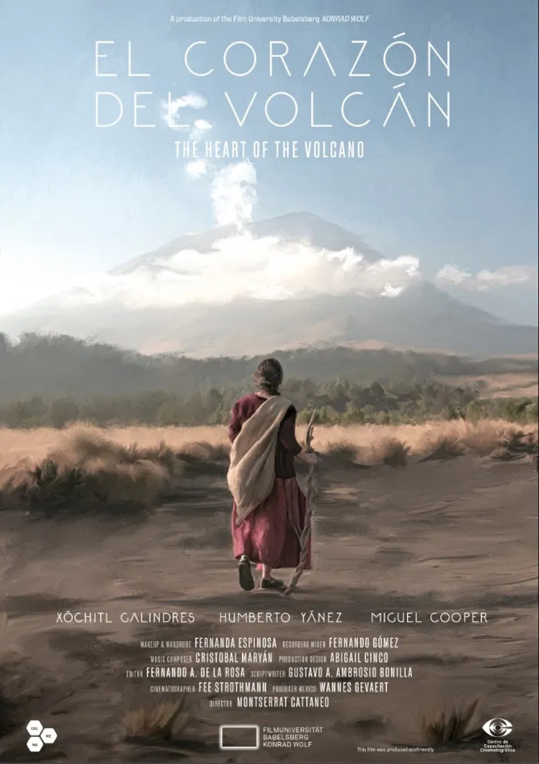 El corazón del volcán poster background