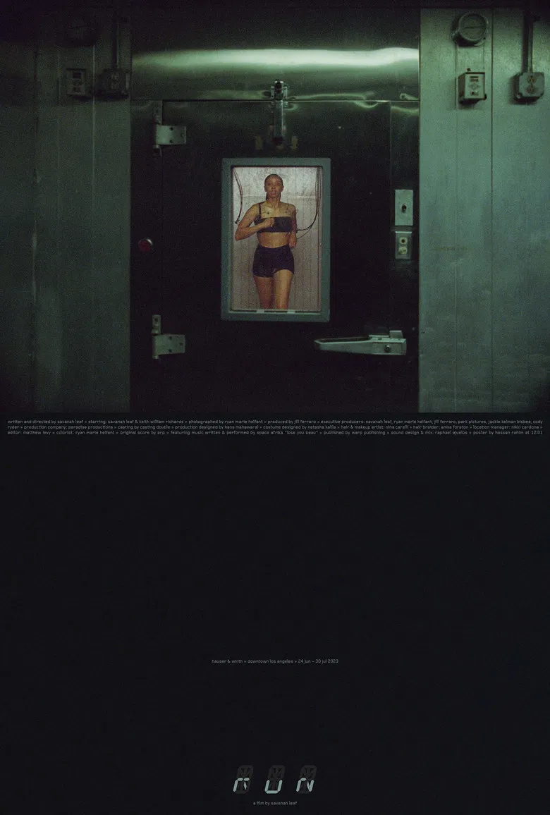 run poster background