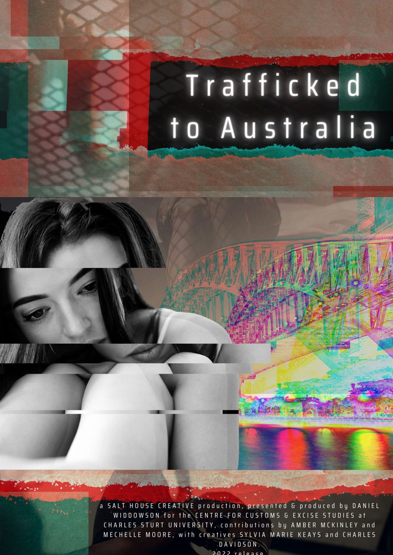 Trafficked to Australia poster background