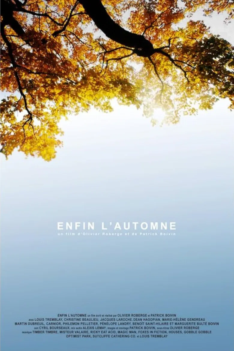 Fall, Finally poster background