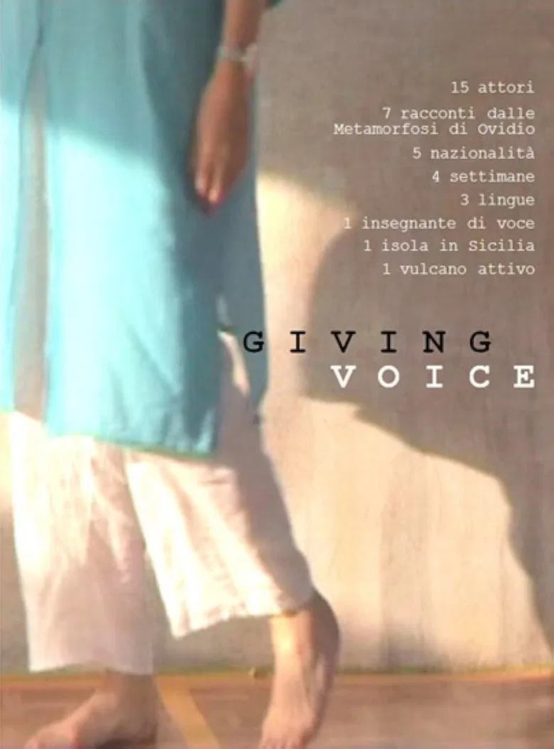 La voce naturale - Giving Voice poster background