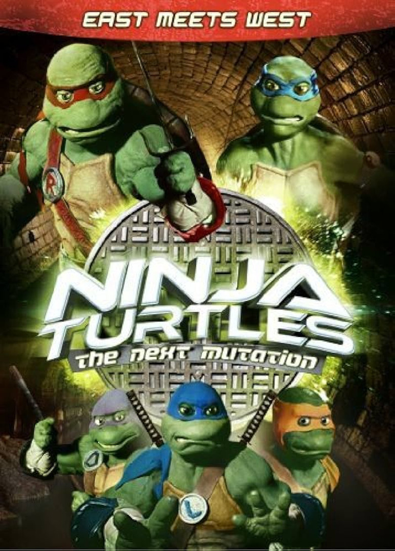 Ninja Turtles: The Next Mutation - East Meets West poster background