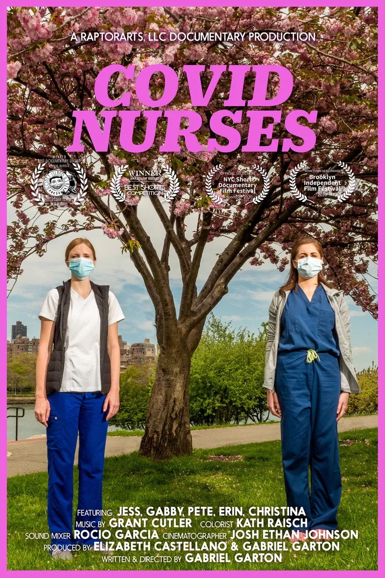 Covid Nurses poster background