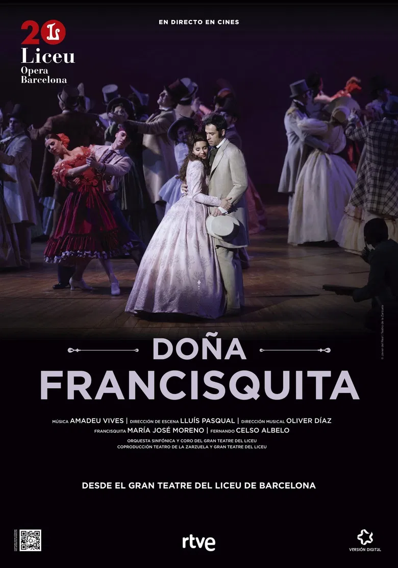Doña Francisquita Gran Teatre del Liceu poster background