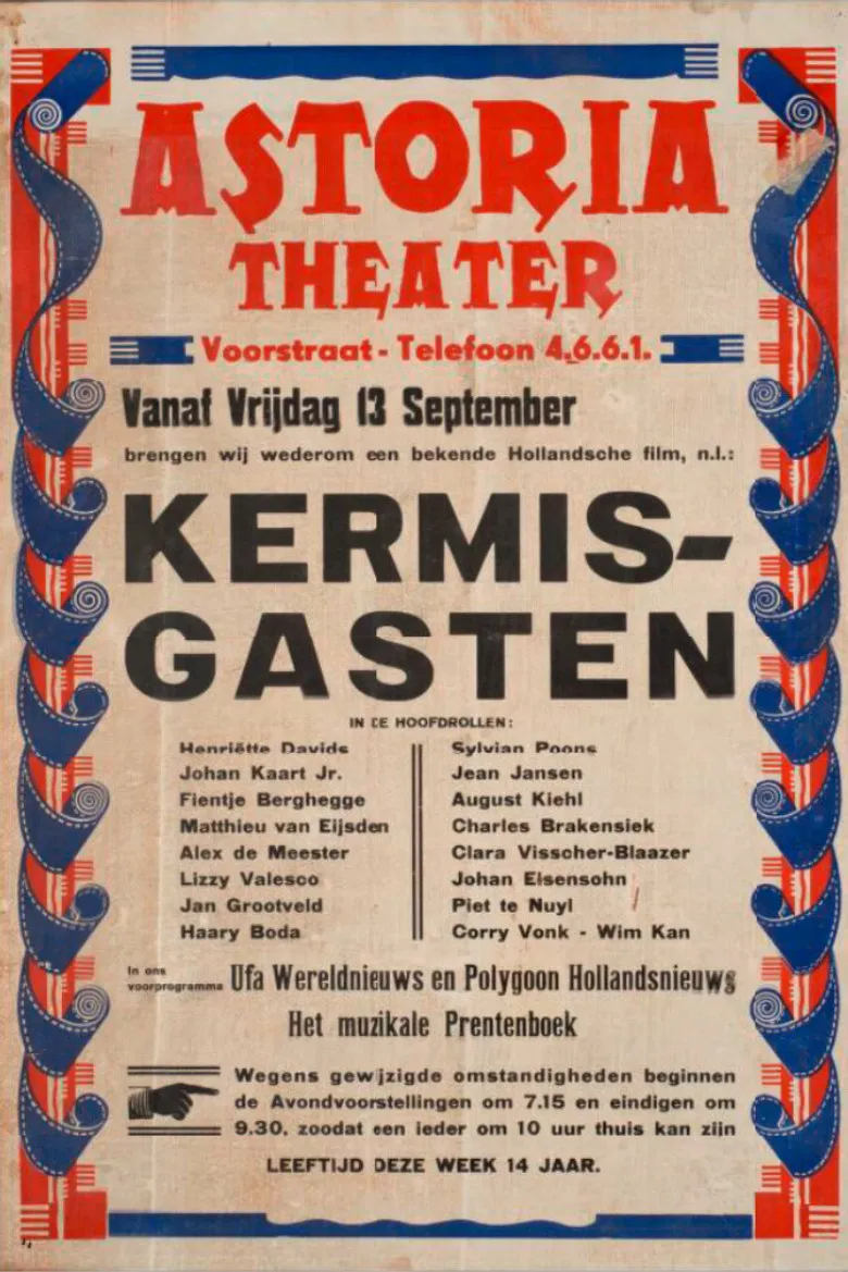Kermisgasten poster background