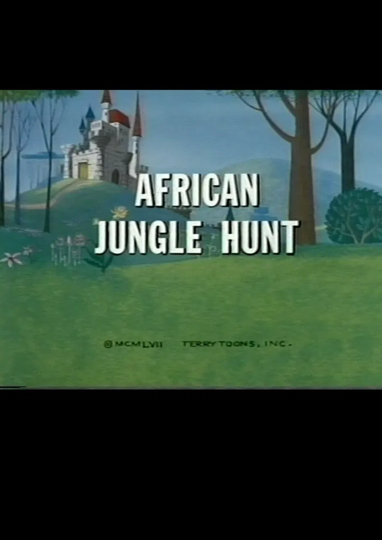 African Jungle Hunt poster background