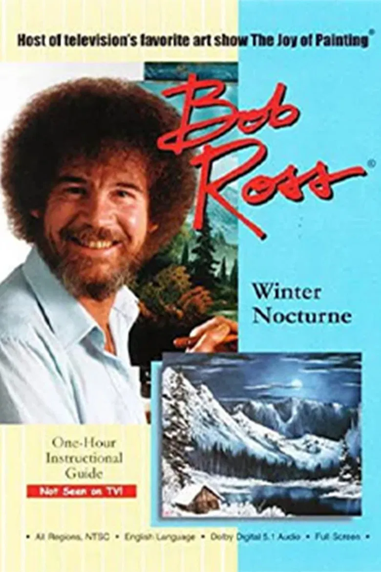 Bob Ross: Winter Nocturne poster background