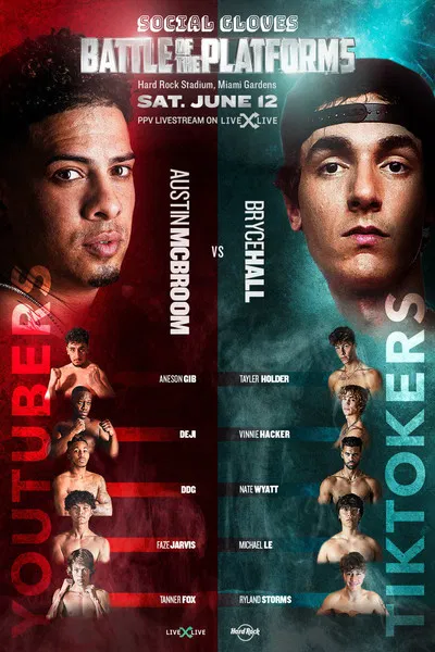 Social Gloves: Battle Of The Platforms poster background