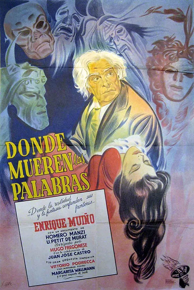 Donde mueren las palabras poster background