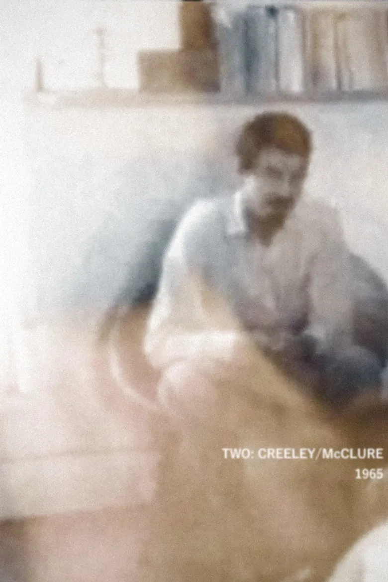 Two: Creeley/McClure poster background