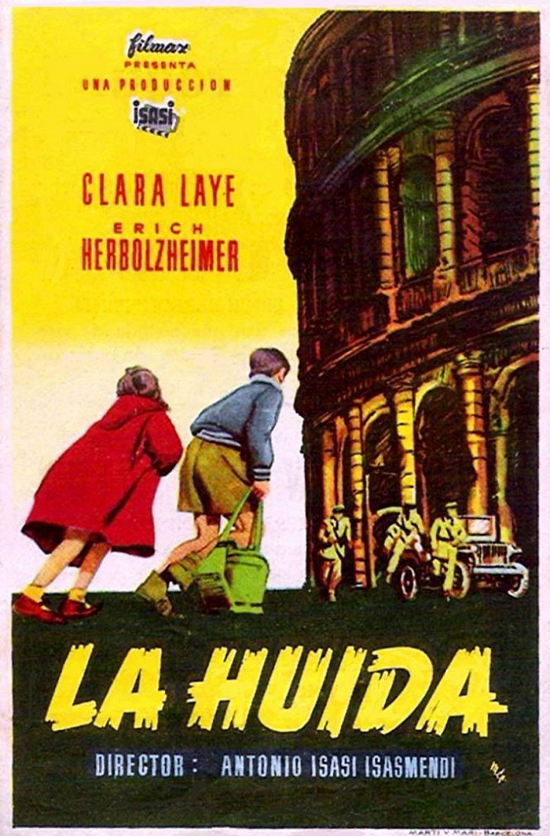 La huida poster background