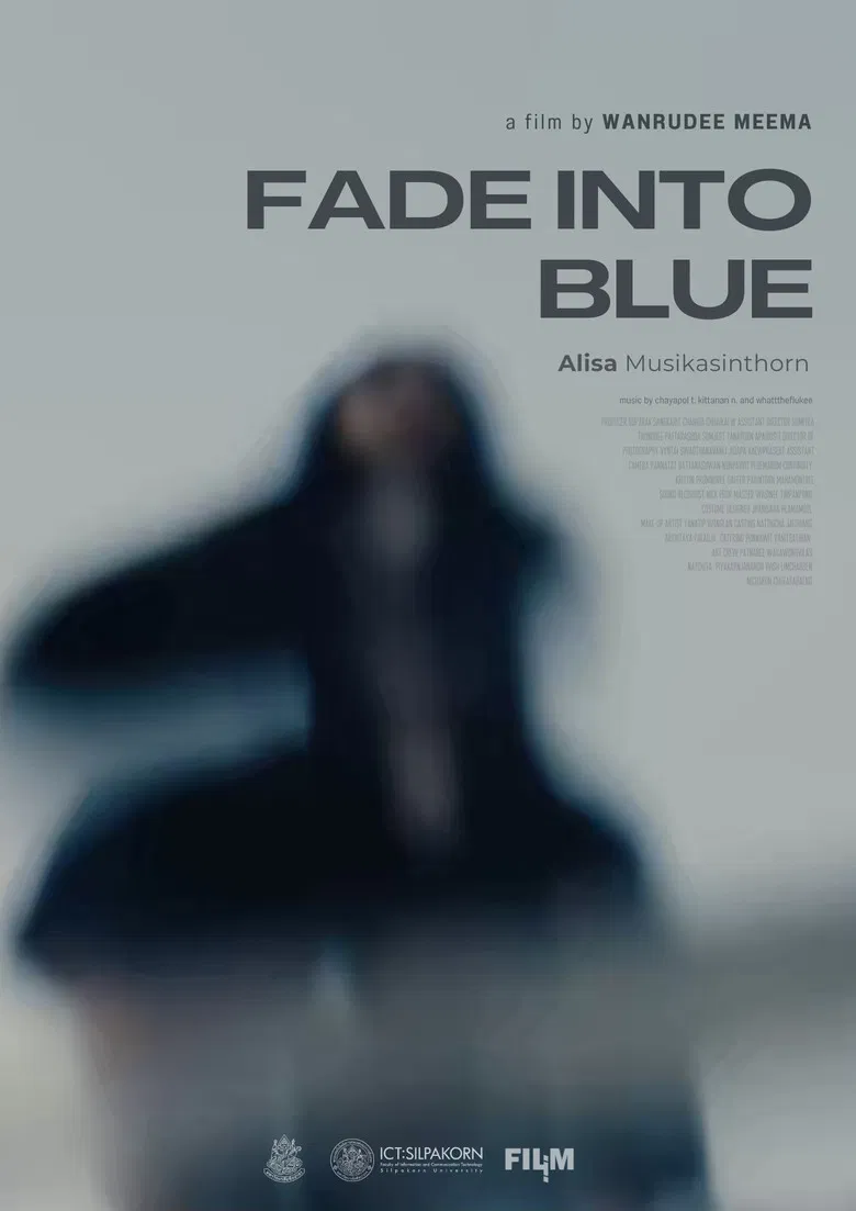 Fade Into Blue poster background