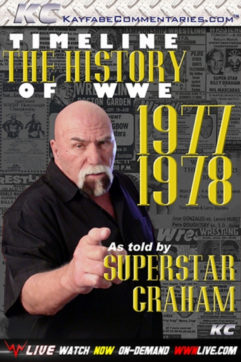 Timeline: The History of WWE – 1977-1978 – As Told By Superstar Graham poster background