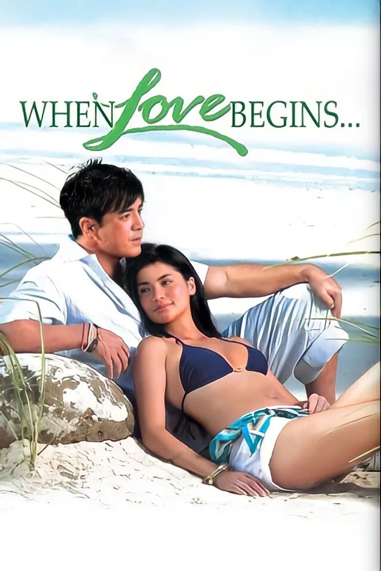 When Love Begins... poster background