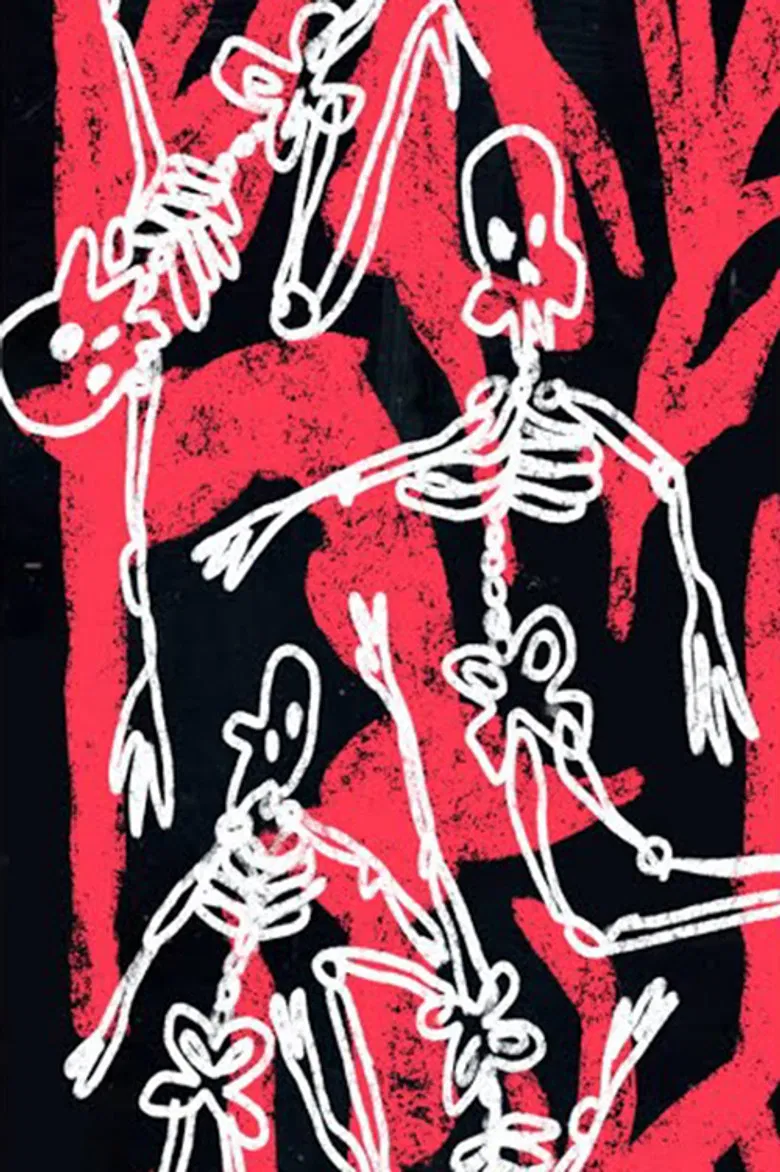 Muerte de un personaje en 3 actos poster background