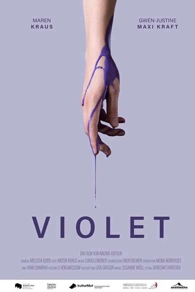 Violet poster background