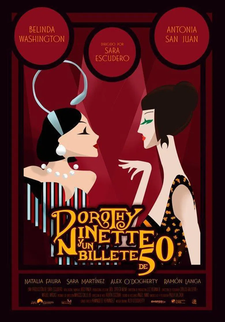 Dorothy, Ninette, and a 50 Euro Bill poster background
