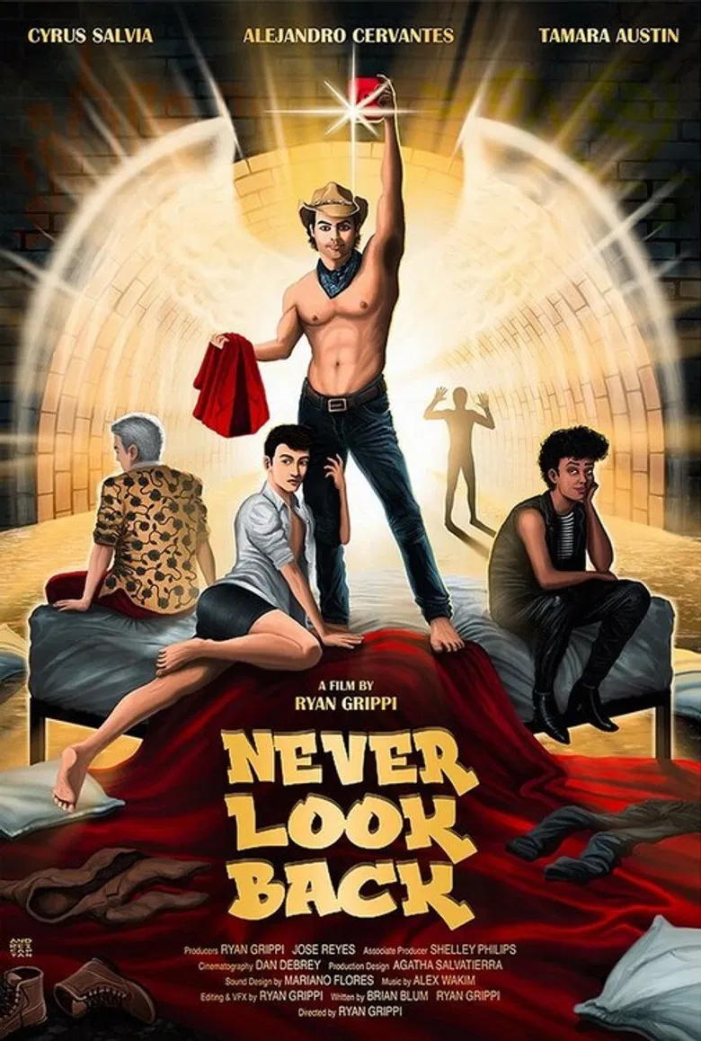 Never Look Back poster background