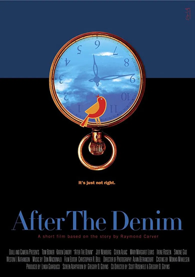 After the Denim poster background