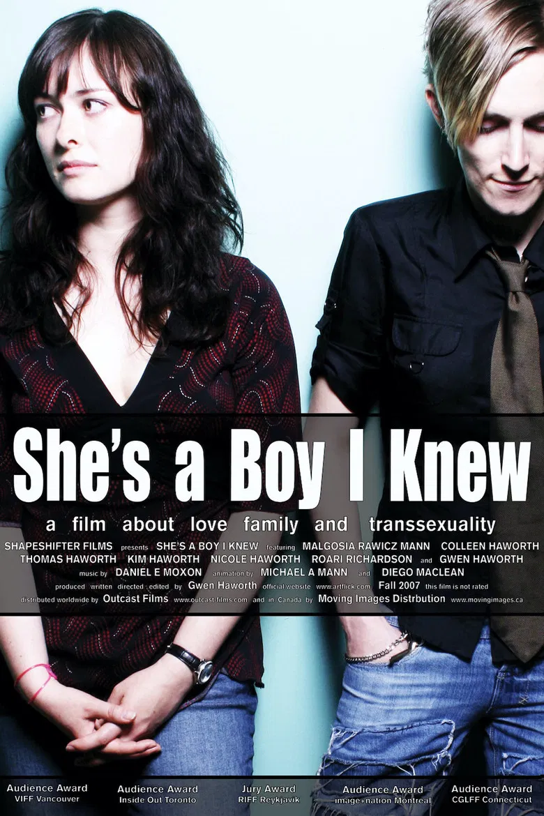 She's a Boy I Knew poster background