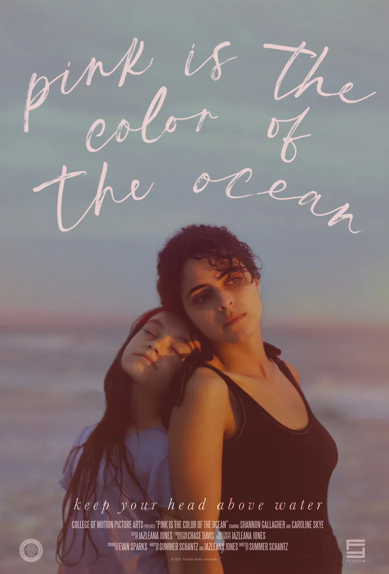 Pink is the Color of the Ocean poster background