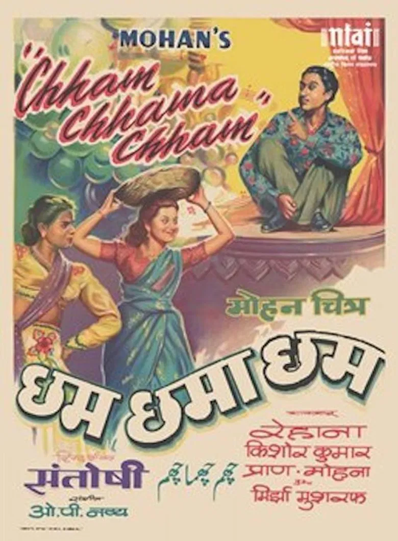 Chham Chhama Chham poster background