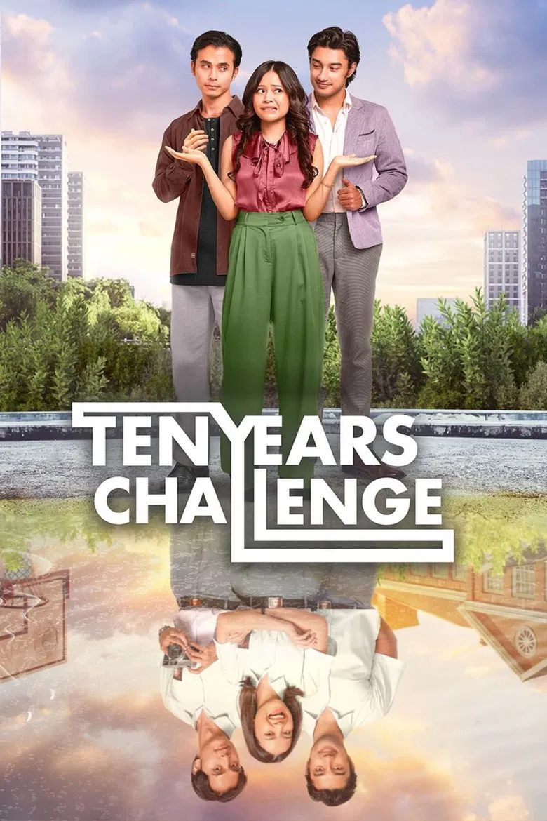 Ten Years Challenge poster background