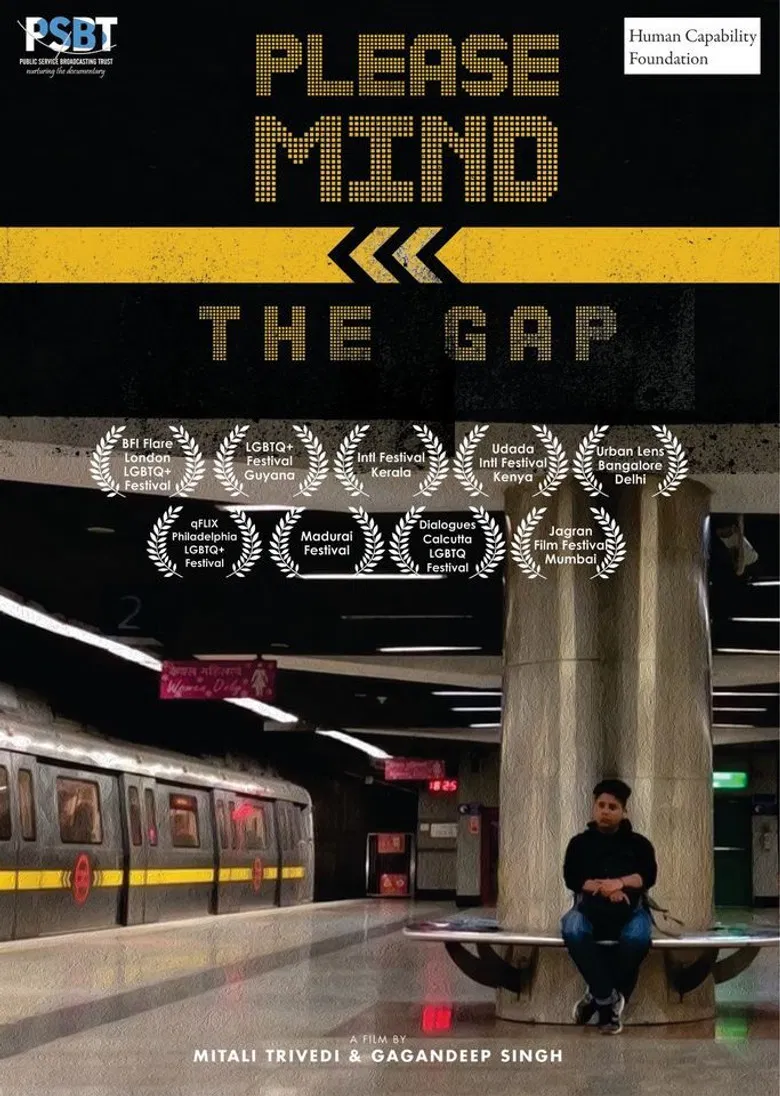 Please Mind the Gap poster background