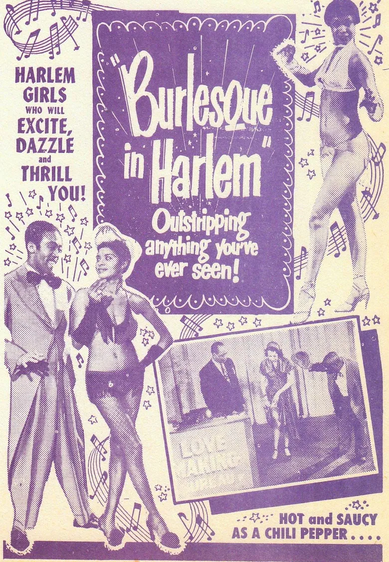 Burlesque in Harlem poster background