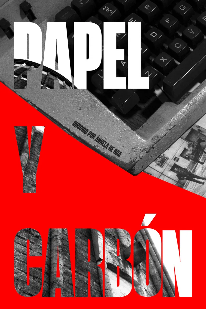 Papel y Carbón poster background