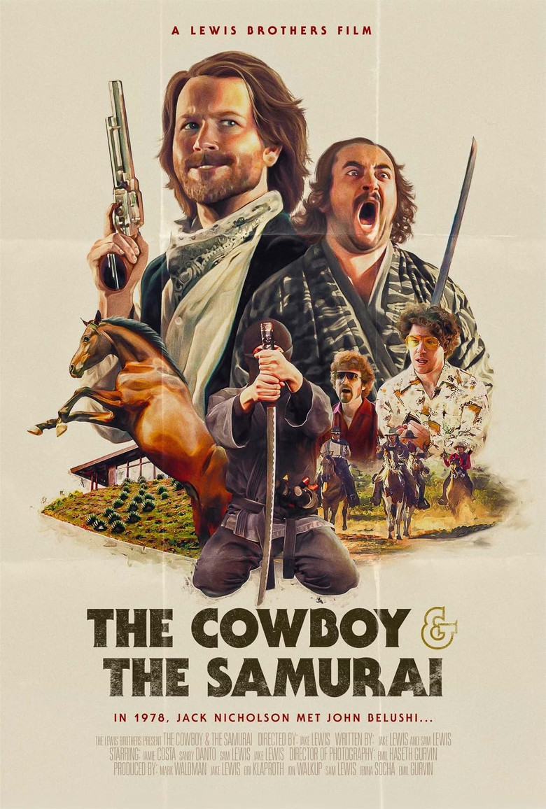 The Cowboy and The Samurai poster background