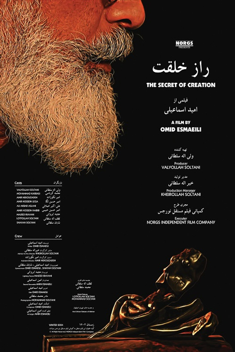 The secret of creation poster background