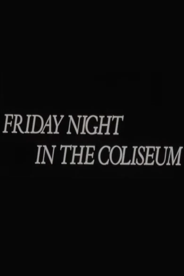 Friday Night in the Coliseum poster background