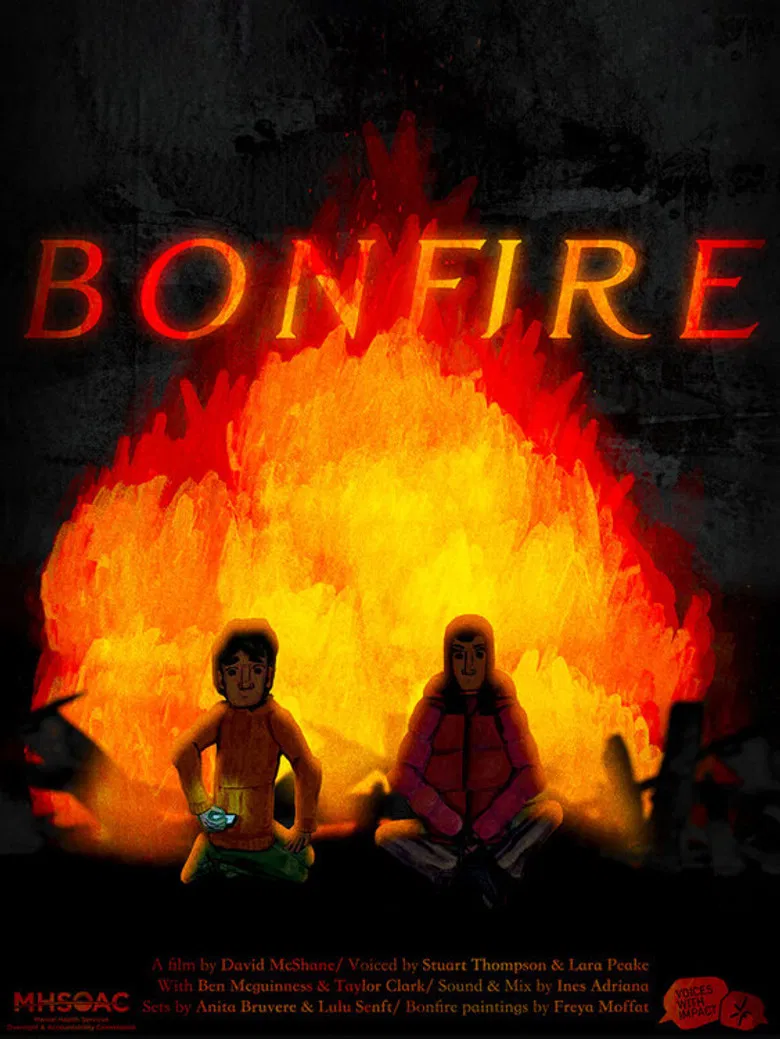 Bonfire poster background