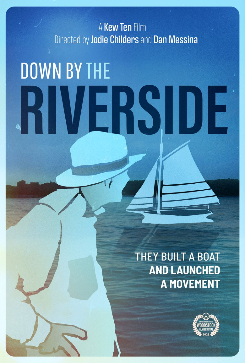 Down By The Riverside poster background