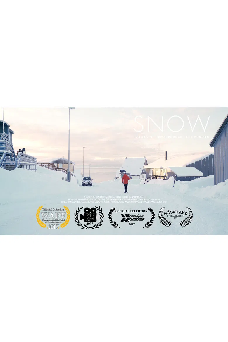 Snow poster background