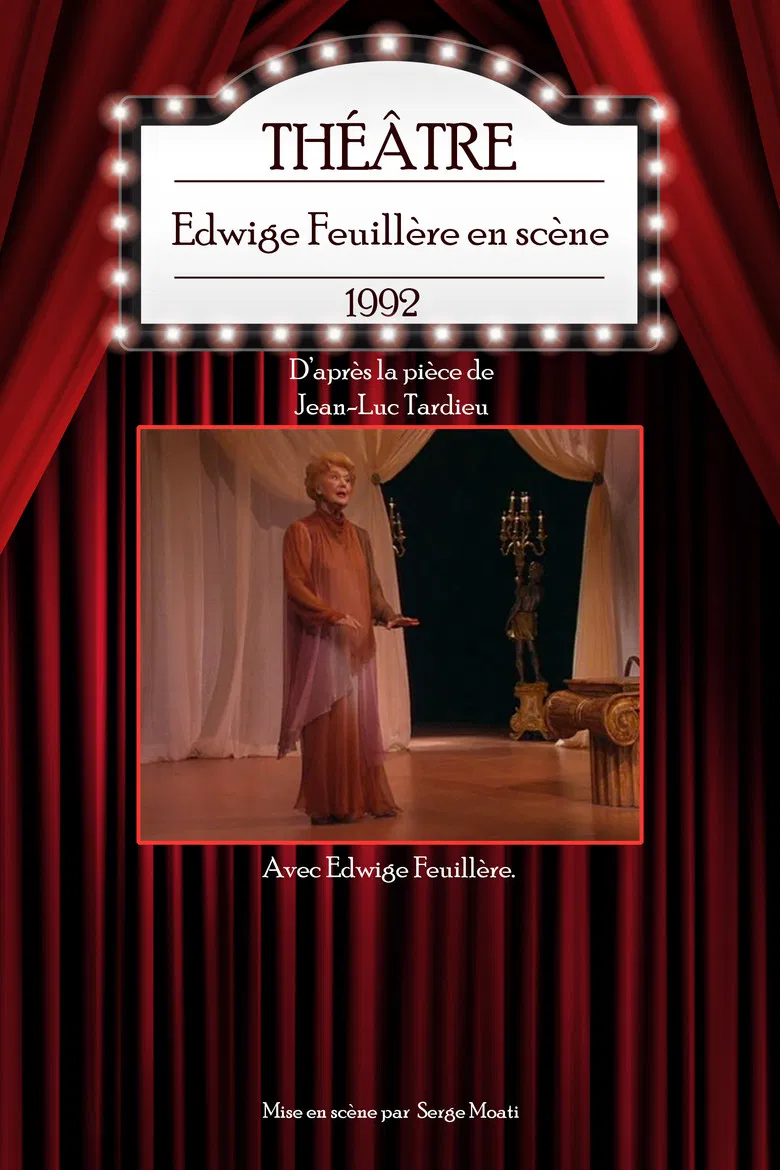 Edwige Feuillère en scène poster background