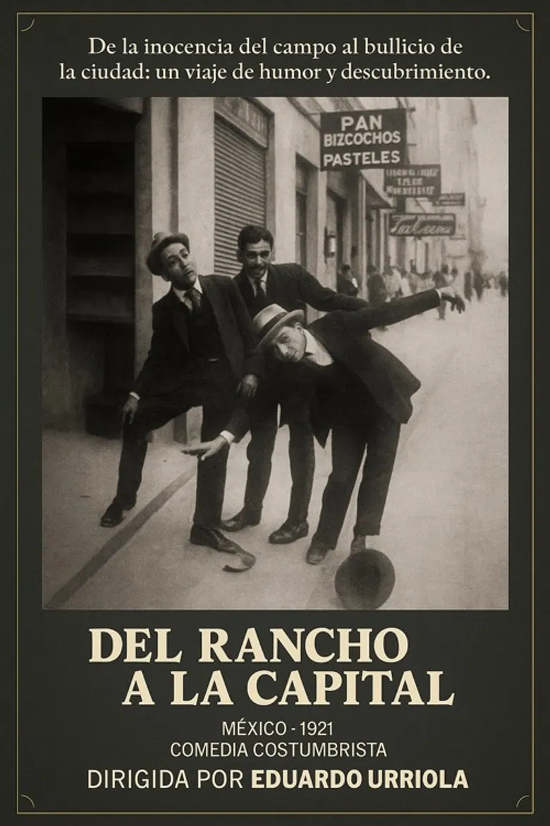 Del rancho a la capital poster background