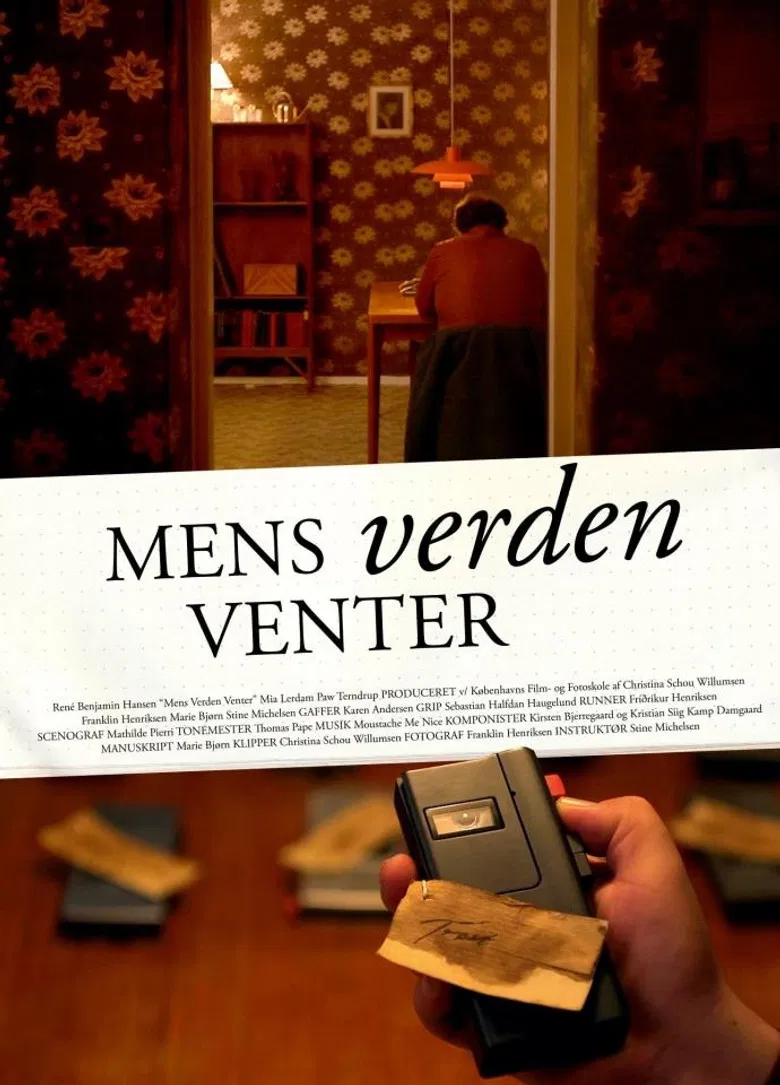 Mens verden venter poster background