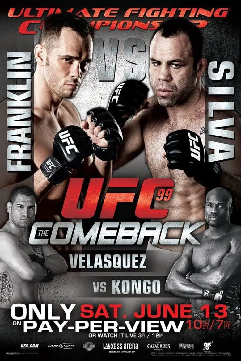 UFC 99: The Comeback poster background