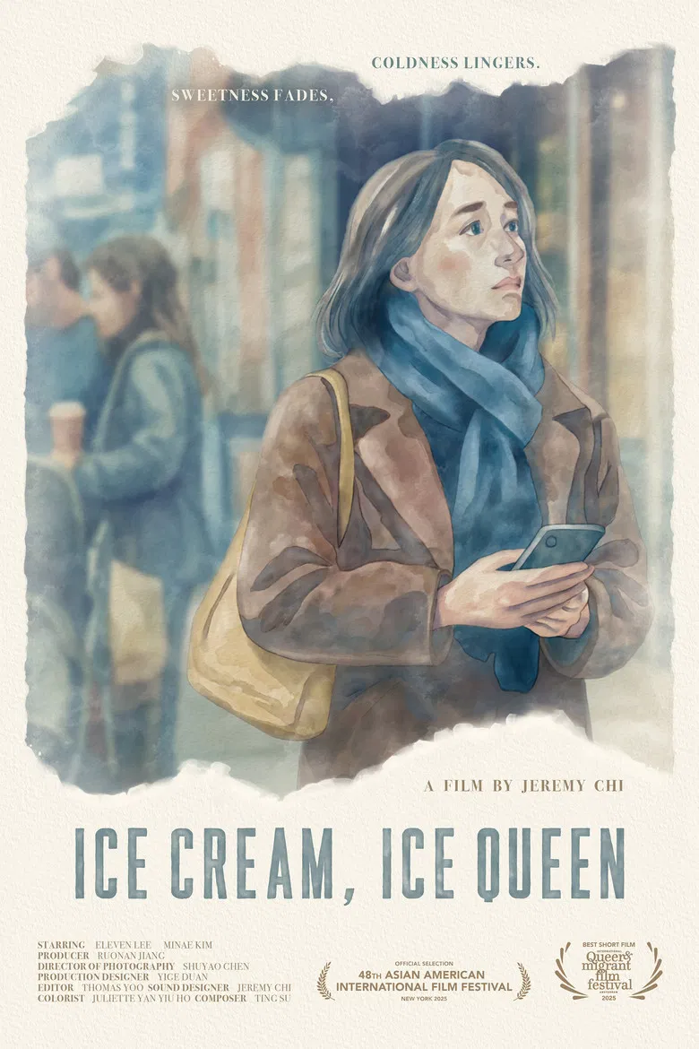 Ice Cream, Ice Queen poster background