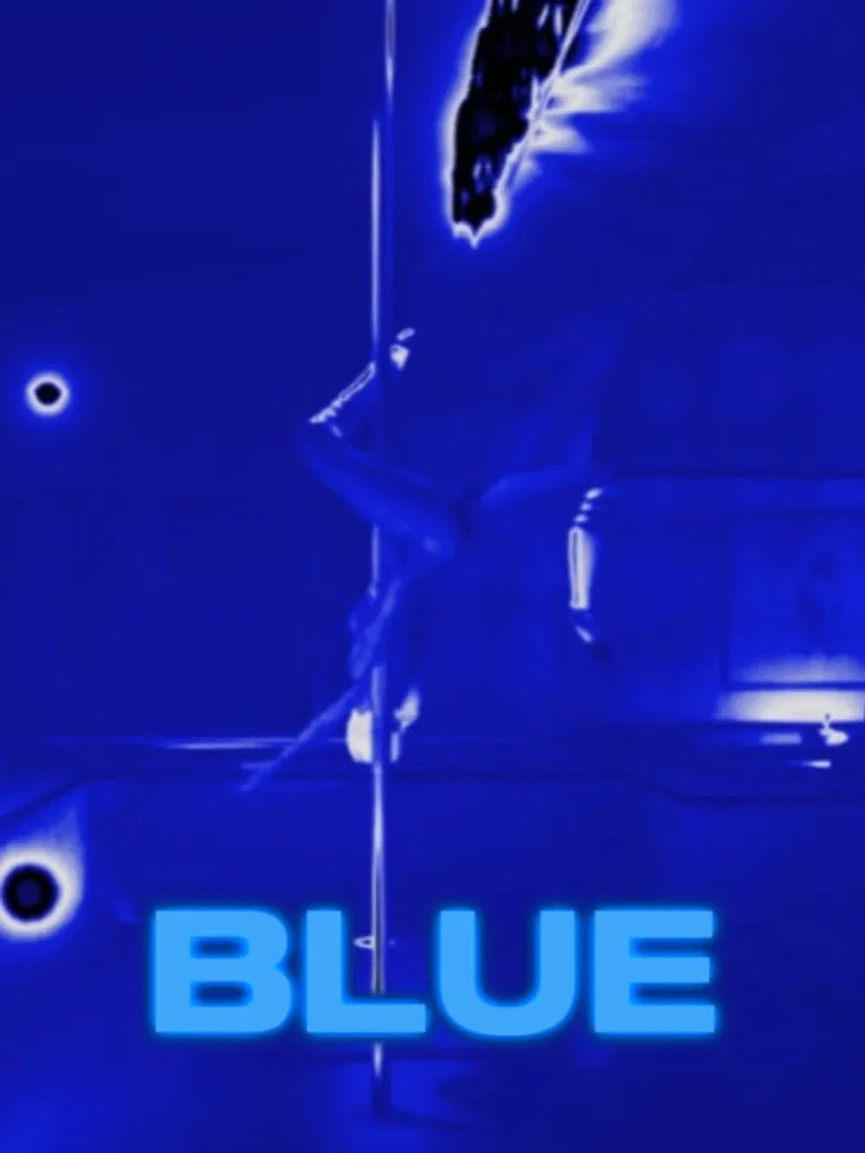 Blue poster background
