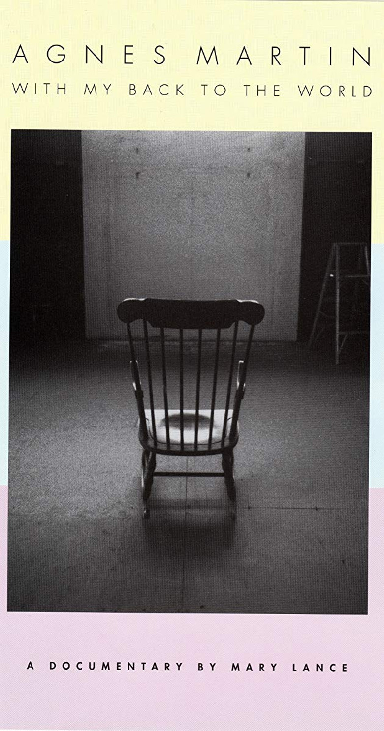 Agnes Martin: With My Back to the World poster background