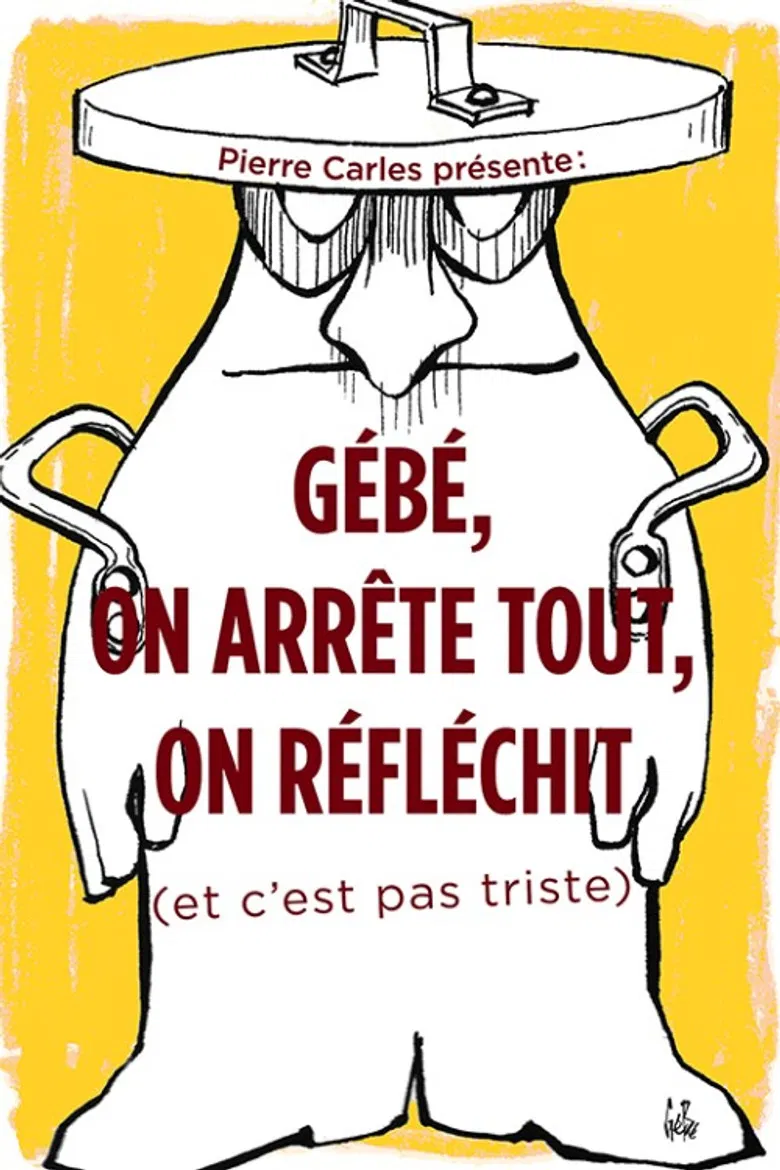 Gébé on arrête tout, on réfléchit poster background